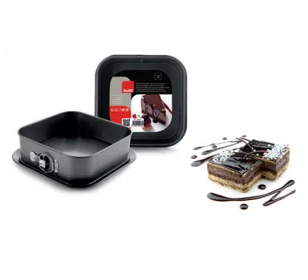 Molde Desmontable Cuadrado con Base Extra -17cm- IBILI