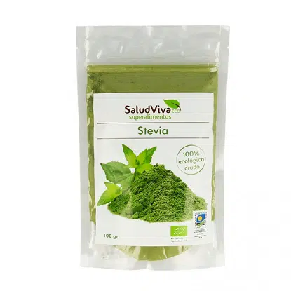 Stevia en polvo ecológica -sin gluten- SALUD VIVA 100g