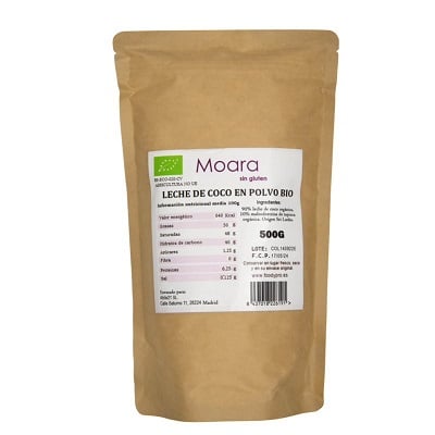 Leche de Coco en polvo ecológica - sin gluten - MOARA 500g