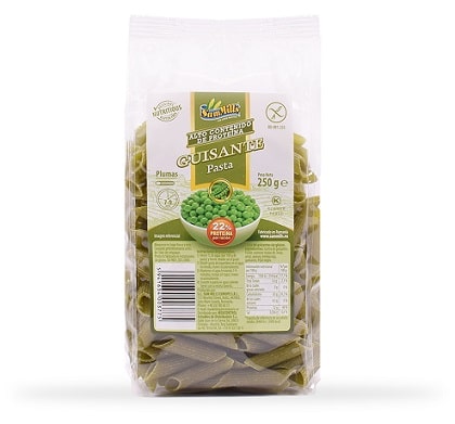 Plumas Penne de Guisante - sin gluten -  SAM MILLS 250g