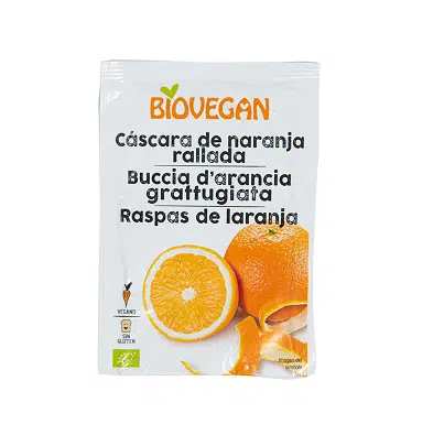Ralladura de Cáscara de Naranja ecológica BIOVEGAN