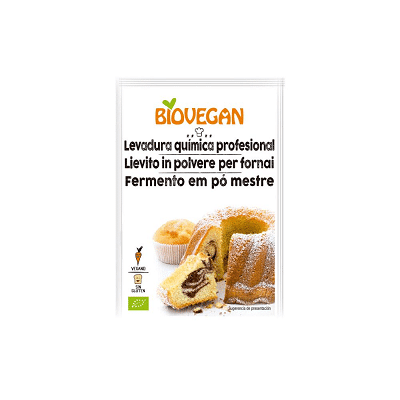 Polvo de Hornear - Levadura de Pastelería-  Impulsor -  Ecológica "Meister" - sin gluten -BIOVEGAN