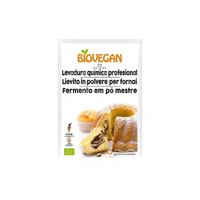 Polvo de Hornear - Levadura de Pastelería-  Impulsor -  Ecológica "Meister" - sin gluten -BIOVEGAN