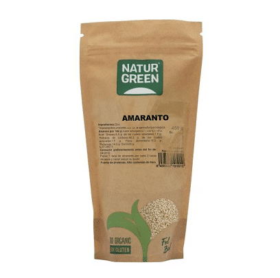 Amaranto en grano ecológico - sin gluten - NATURGREEN 450g