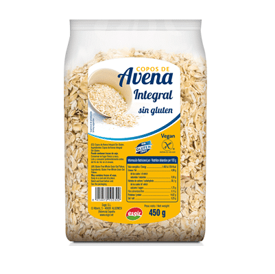 copos de avena sin gluten