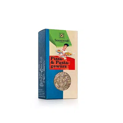 Mezcla de especias ecológicas para pizza y pasta - sin gluten - SONNENTOR 20g