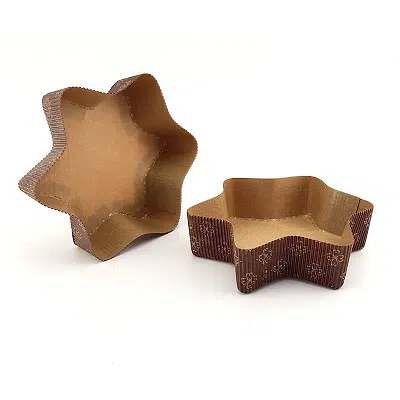 Molde para Panettone papel grueso Estrella 2 Molde para Panettone papel grueso Estrella - Imagen 2