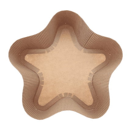 Molde para Panettone papel grueso Estrella