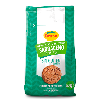 Harina de trigo sarraceno - sin gluten - NATUR DACSA 500g