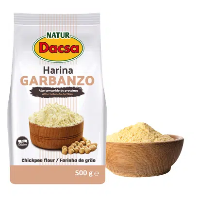 Harina de garbanzo - sin gluten - NATUR DACSA 500g