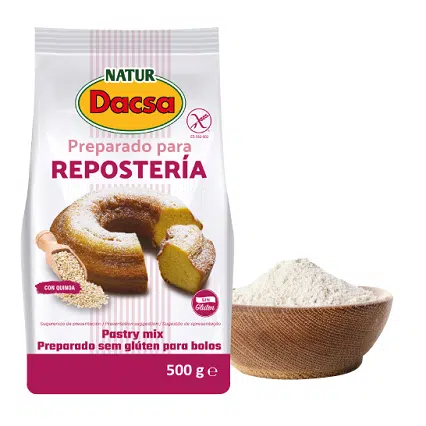 Preparado Repostería con Quinoa Integral - sin gluten- NATUR DACSA 500g