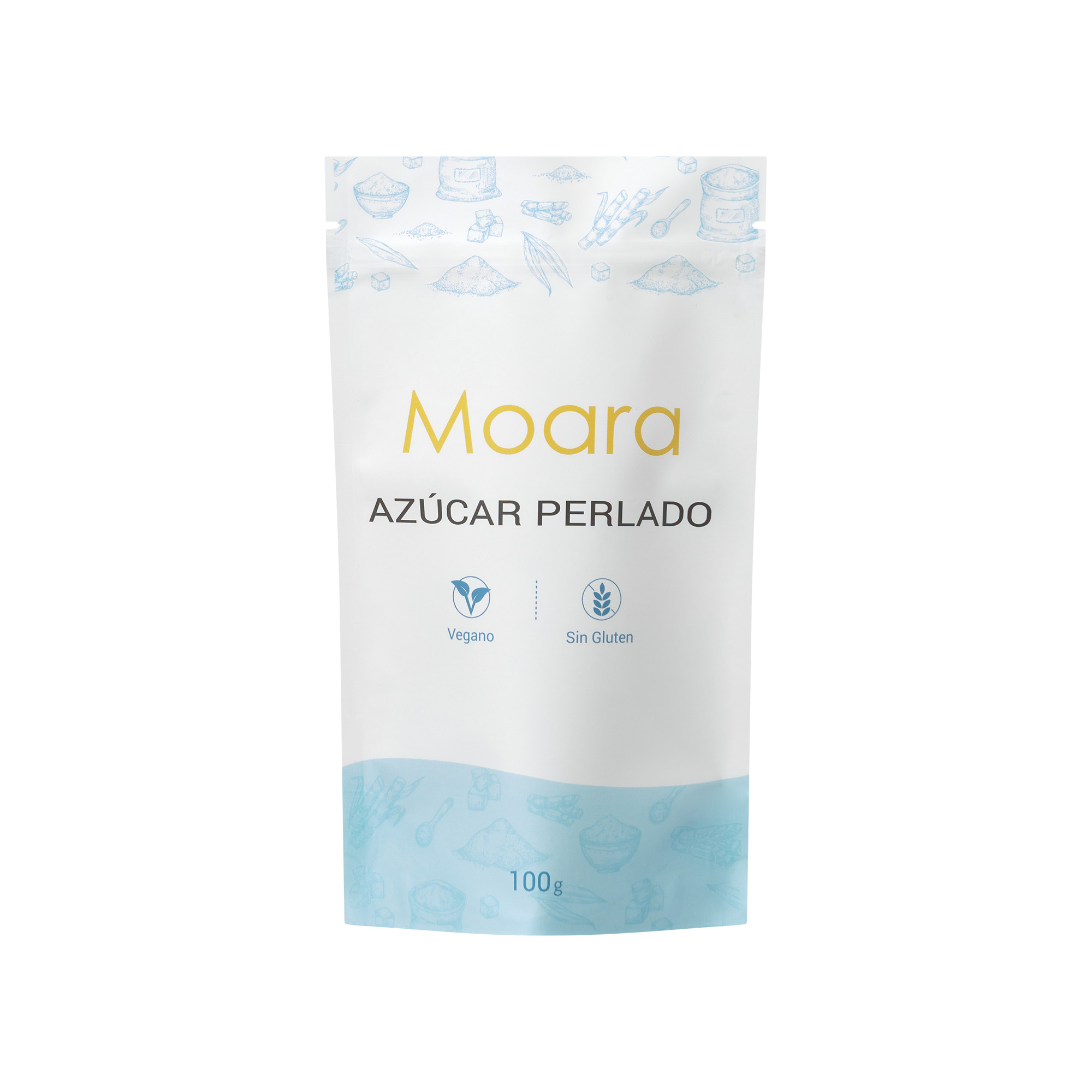 Azúcar perlado - sin gluten- MOARA 100g 1 Azúcar perlado - sin gluten- MOARA 100g