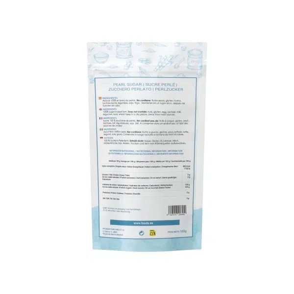 Azúcar perlado - sin gluten- MOARA 100g 2 Azúcar perlado - sin gluten- MOARA 100g - Imagen 2