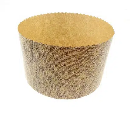 10 Moldes de Panettone papel fino 500g