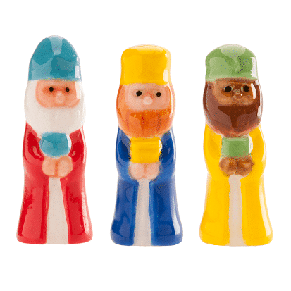 Set 3 Reyes Magos para Roscón de Reyes
