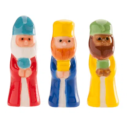 Set 3 Reyes Magos para Roscón de Reyes