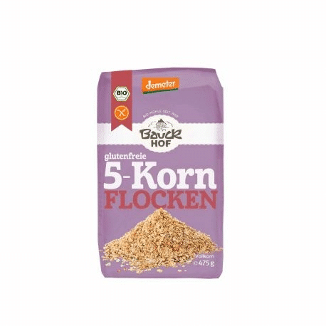 Mezcla 5 Copos Ecológicos - sin gluten- BAUCKHOF 475g
