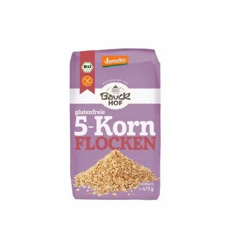 Mezcla 5 Copos Ecológicos - sin gluten- BAUCKHOF 475g