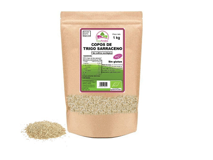 Copos de trigo sarraceno - sin gluten, ecológicos - ECOANDES 1Kg