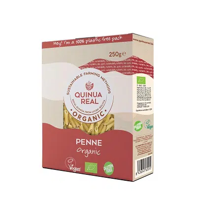 Penne de quinoa real y arroz - sin gluten, bio- QUINUA REAL 250g