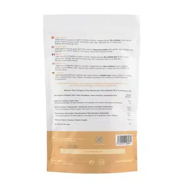 Steel Cuts de Avena Integrales -sin gluten- MOARA  500g - Imagen 3