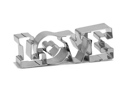 Cortador de galletas “Love”