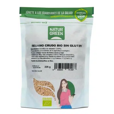 Ofertas 57 Semillas De Sésamo Crudo Bio - sin gluten - NATURGREEN 225g - SUMMER FEST 🏖️