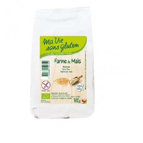 Harina de Maíz - sin gluten, bio- MA VIE SANS GLUTEN 500 gr