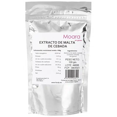 Extracto de Malta de Cebada - sin gluten - MOARA 100g