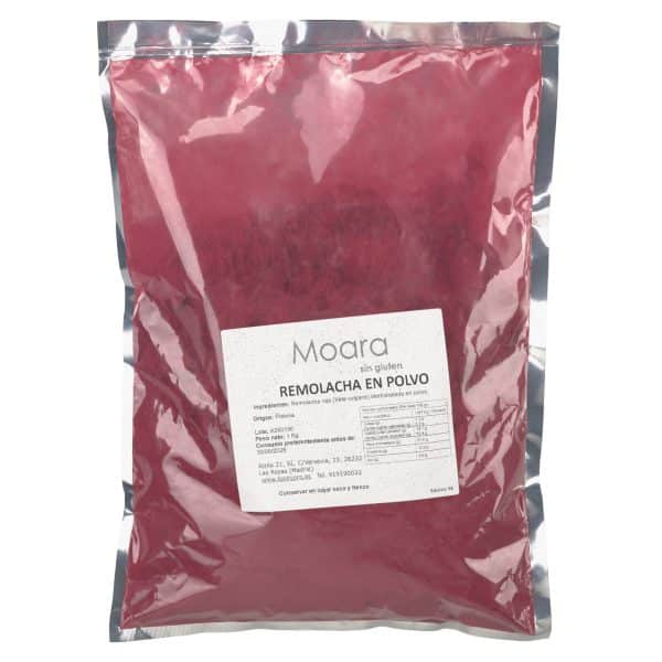 Remolacha Roja en polvo -sin gluten - MOARA 1kg