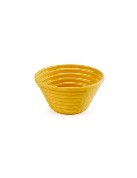 Banneton Plástico Amarillo Redondo 500 gr