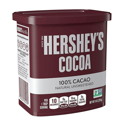 cacao en polvo puro hersheys