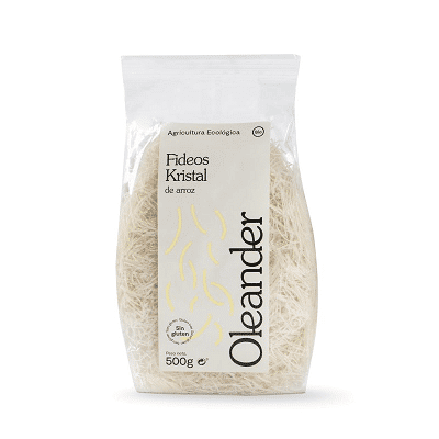 Fideos Kristal de arroz - sin gluten - OLEANDER 500g