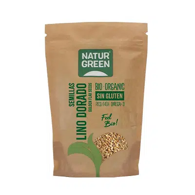 Semillas de Lino Dorado ecológicas - sin gluten - NATURGREEN 250g