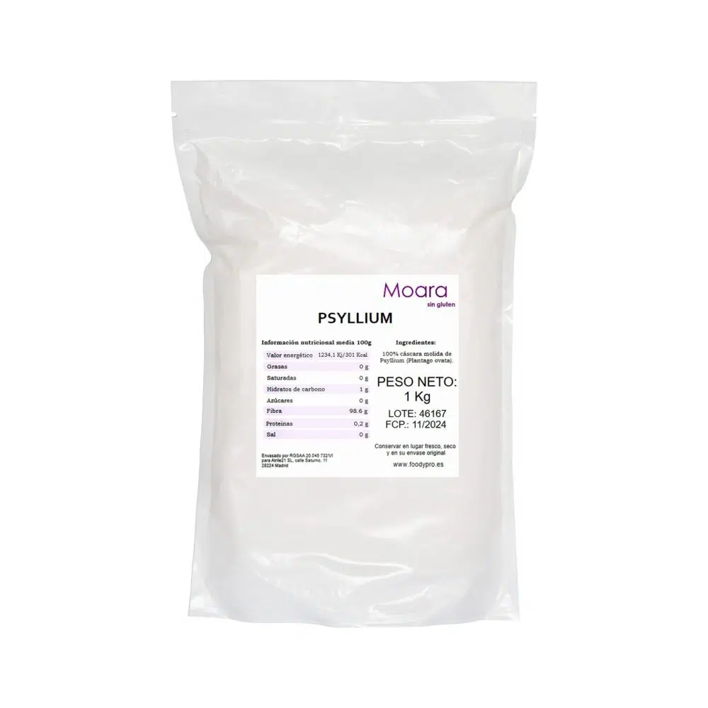Psyllium en polvo - sin gluten-  MOARA 1kg