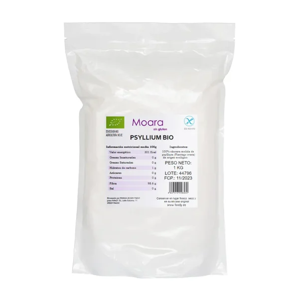 Psyllium - sin gluten-  MOARA 1kg