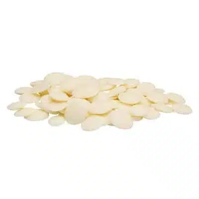 Gotas Cobertura de Chocolate Vegetal Blanco- sin gluten, vegano - 1kg