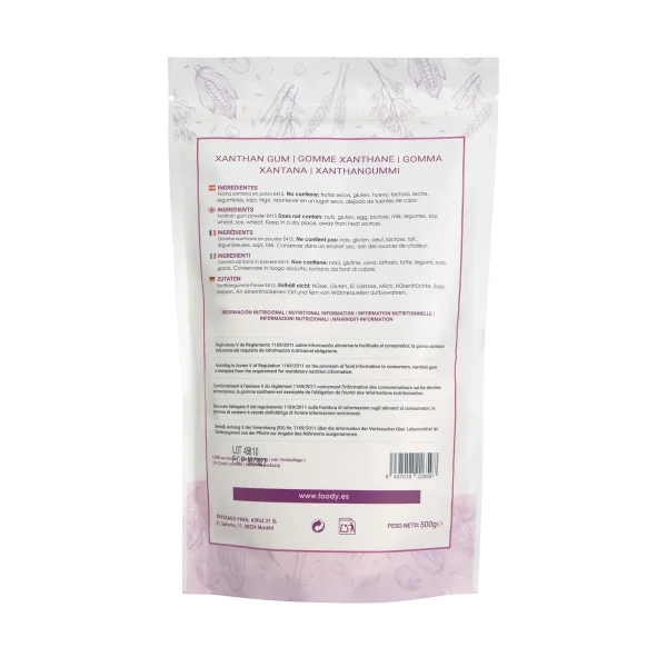 Goma Xantana - sin gluten - MOARA 500g - Imagen 2