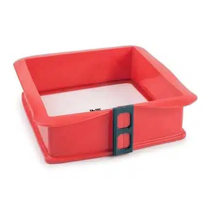 Molde Desmontable Cuadrado con base de cristal IBILI 26 cm