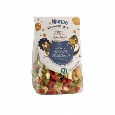 Pasta de animales arroz y verduras bio - sin gluten - PASTA NATURA 250g