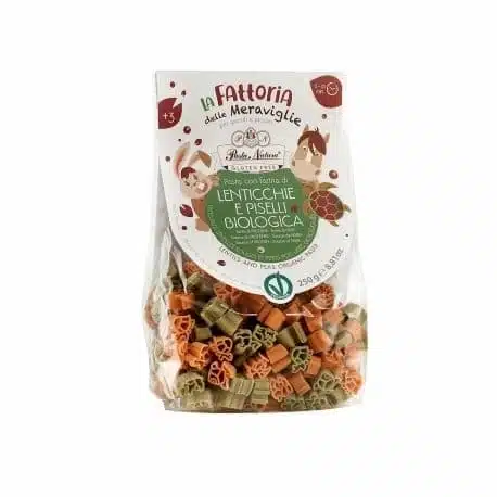 Pasta de animales de lenteja y guisante bio - sin gluten - PASTA NATURA 250g