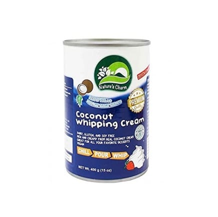 coconut whipping cream natures charm