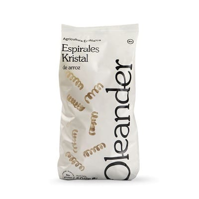 Espirales Kristal de arroz - sin gluten - OLEANDER 500g