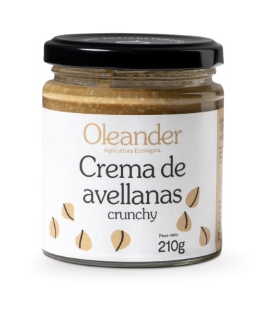 Crema Avellana “crunchy” - sin gluten - OLEANDER 210g