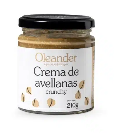Crema Avellana “crunchy” - sin gluten - OLEANDER 210g