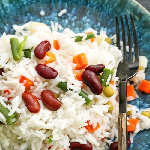 Arroz, legumbres y cereal en grano