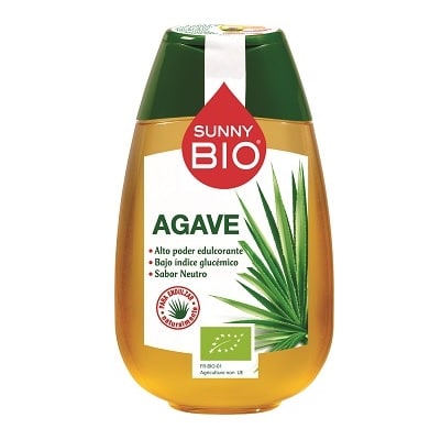 sirope agave sunny bio 500g