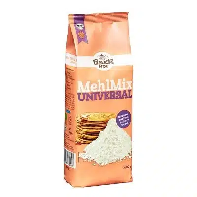 Mezcla de harinas todo tipo de uso ecológicas - sin gluten - BAUCKHOF 800g
