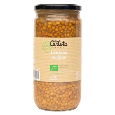 Lentejas Cocidas - CARLOTA ORGANIC 660g