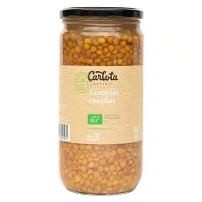 Lentejas Cocidas - CARLOTA ORGANIC 660g